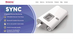 Desktop Screenshot of biosense.in
