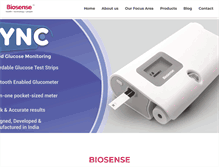 Tablet Screenshot of biosense.in